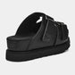 UGG GOLDENSTAR HI SLIDE BLACK