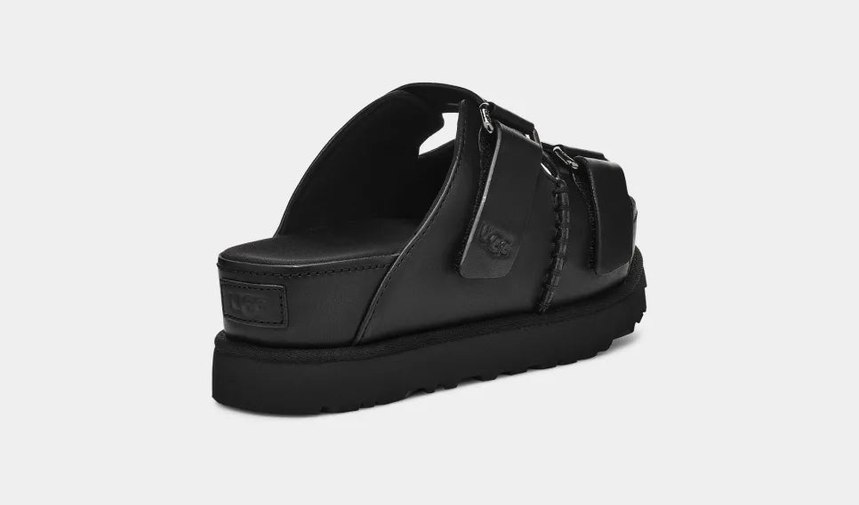 UGG GOLDENSTAR HI SLIDE BLACK