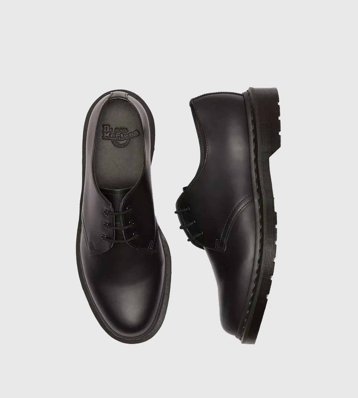 DR.MARTENS 1461 MONO BLACK SMOOTH