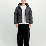 Cloud Puffer Bomber Winter Jacket Vintage Grey