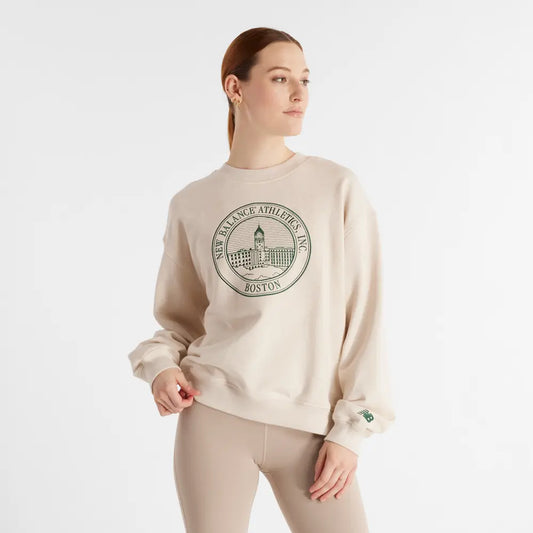 NEW BALANCE W' VARSITY OVERSIZED CREWNECK SWEAT