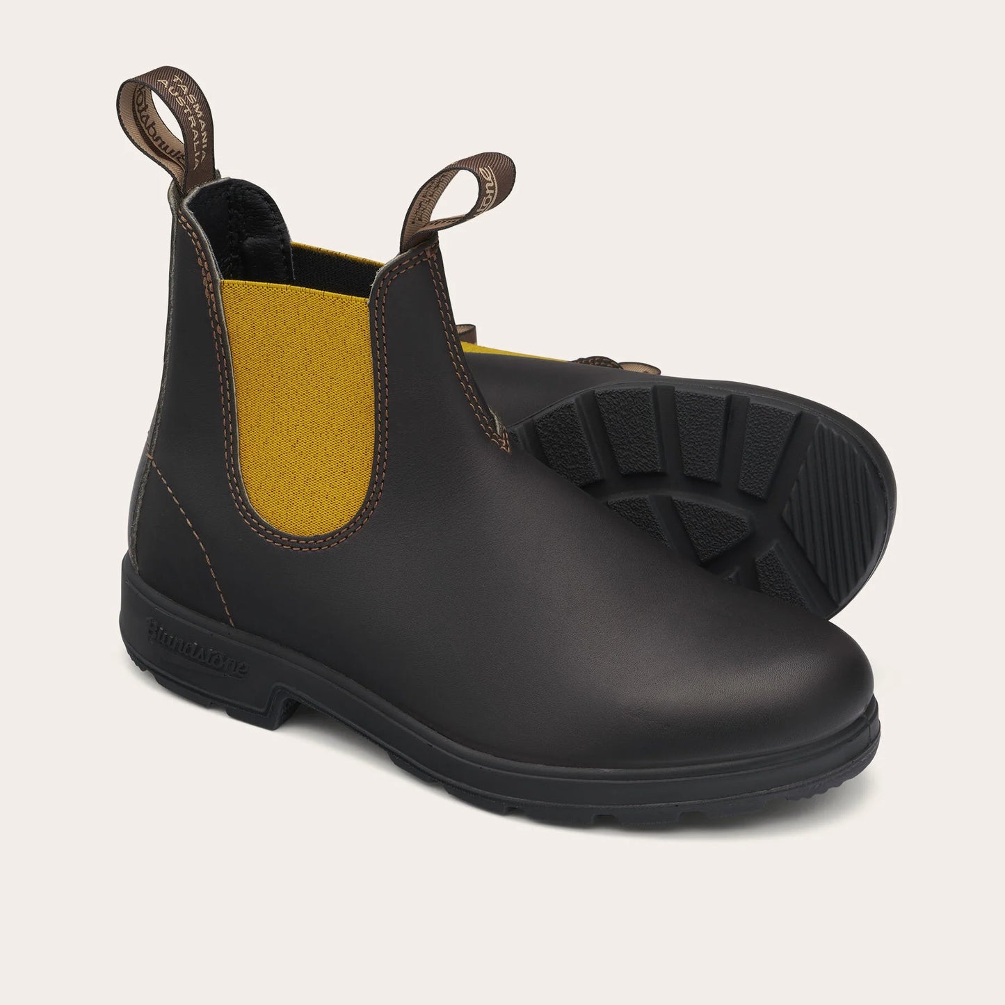 BLUNDSTONE 1919 BROWN & MUSTARD