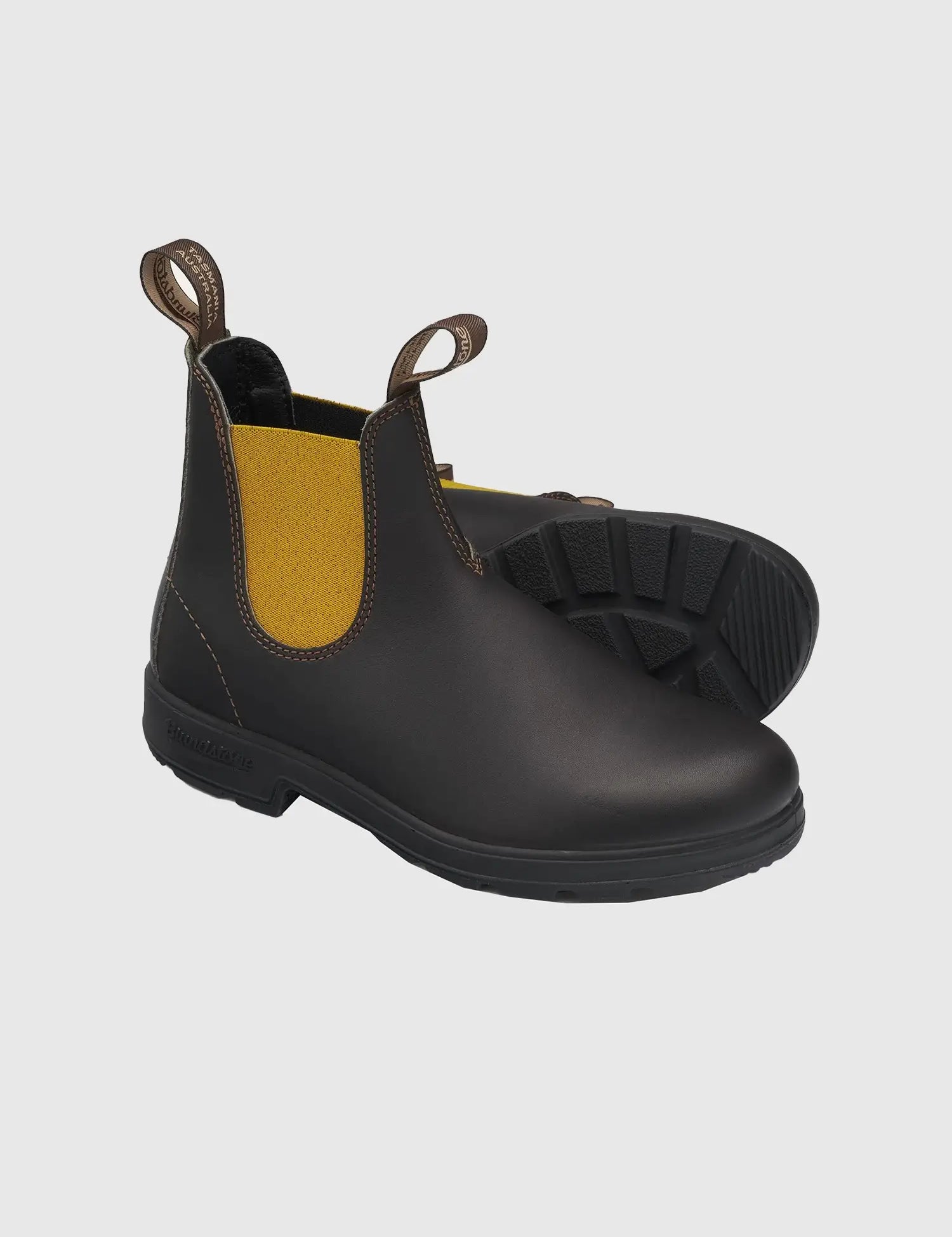 BLUNDSTONE 1919 BROWN & MUSTARD