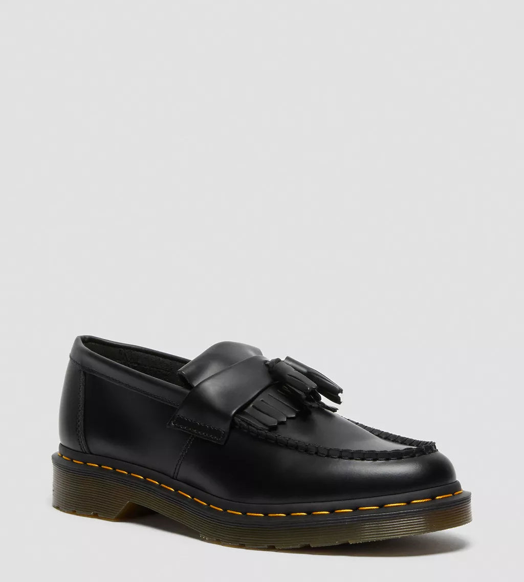 Adrian Yellow Stitch Smooth Leather Tassle Loafers 22209001