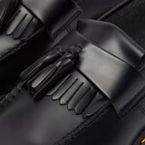 Adrian Yellow Stitch Smooth Leather Tassle Loafers 22209001