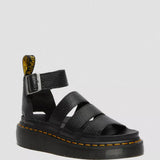 Clarissa II Quad Platform Sandals Black