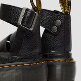 Clarissa II Quad Platform Sandals Black