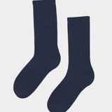 Organic Active Sock Navy Blue