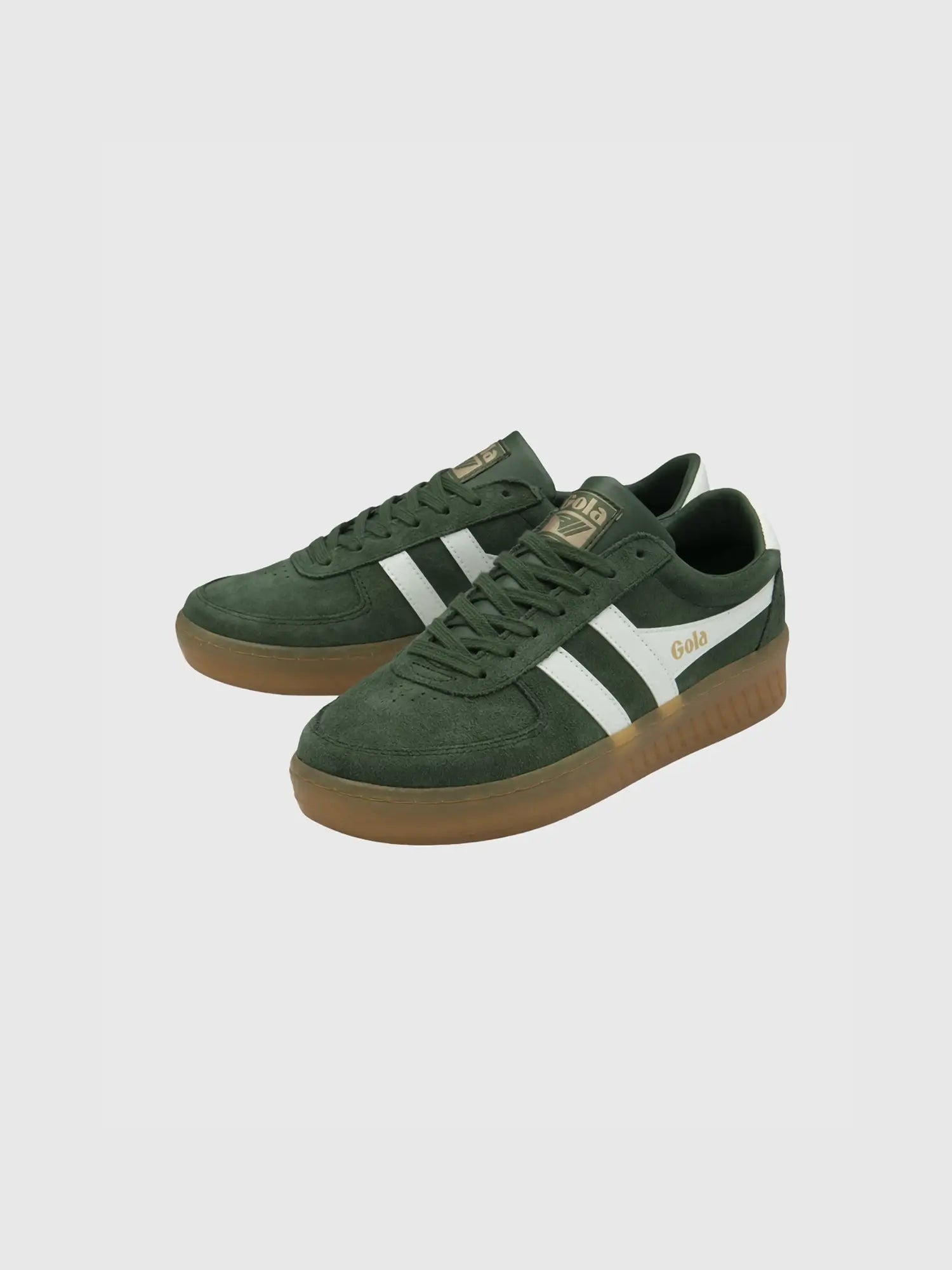 SPORTBAČIAI GOLA GRANDSLAM SUEDE EVERGREEN WHITE GUM