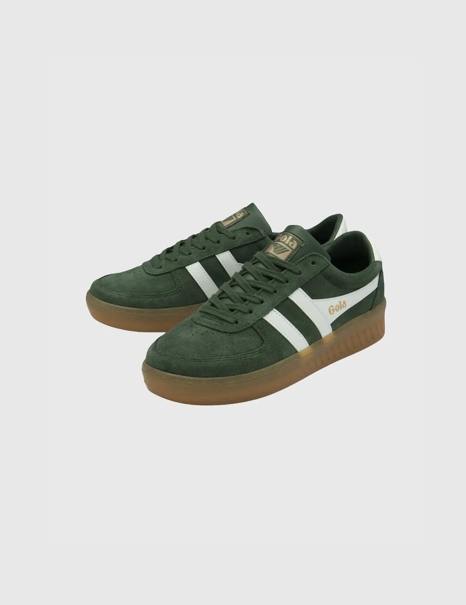 SPORTBAČIAI GOLA GRANDSLAM SUEDE EVERGREEN WHITE GUM