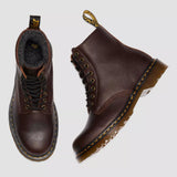 1460 Fleece Lined Grizzly Leather Boots