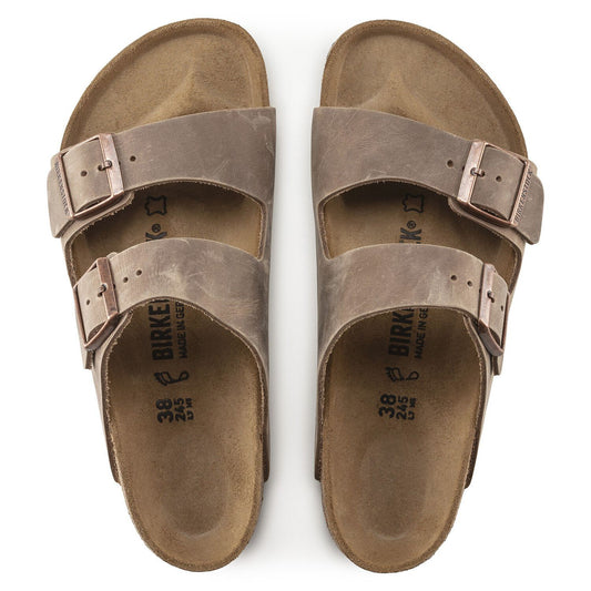 Birkenstock Arizona Oiled Leather Tobacco Brown