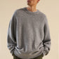 Megztinis BOUND BAXTER MOHAIR BLEND SWEATER - GREY UNISEX