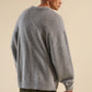 Megztinis BOUND BAXTER MOHAIR BLEND SWEATER - GREY UNISEX