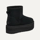 UGG CLASSIC MINI PLATFORM BLK