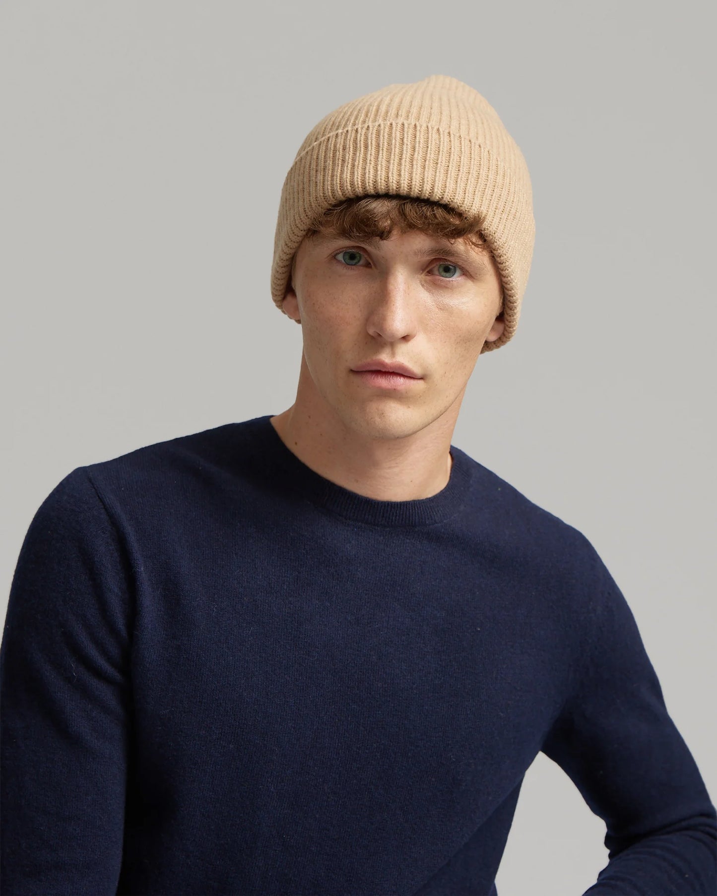 Merino Wool Beanie Purple Haze