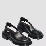 Maybole Square Toe Leather Mules