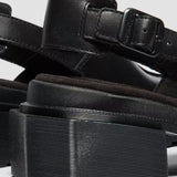 Maybole Square Toe Leather Mules