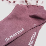 Short Heart Mesh Socks Dusty Rose