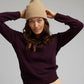 Merino Wool Hat Warm Taupe