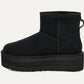 UGG CLASSIC MINI PLATFORM BLK