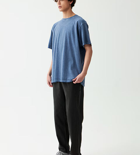 Short-Sleeve Crew Neck T-Shirt Bordeaux