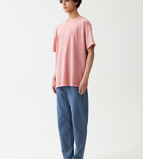 Short-Sleeve Crew Neck T-Shirt Bordeaux