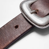 Western Silver Belt Dark Brown
