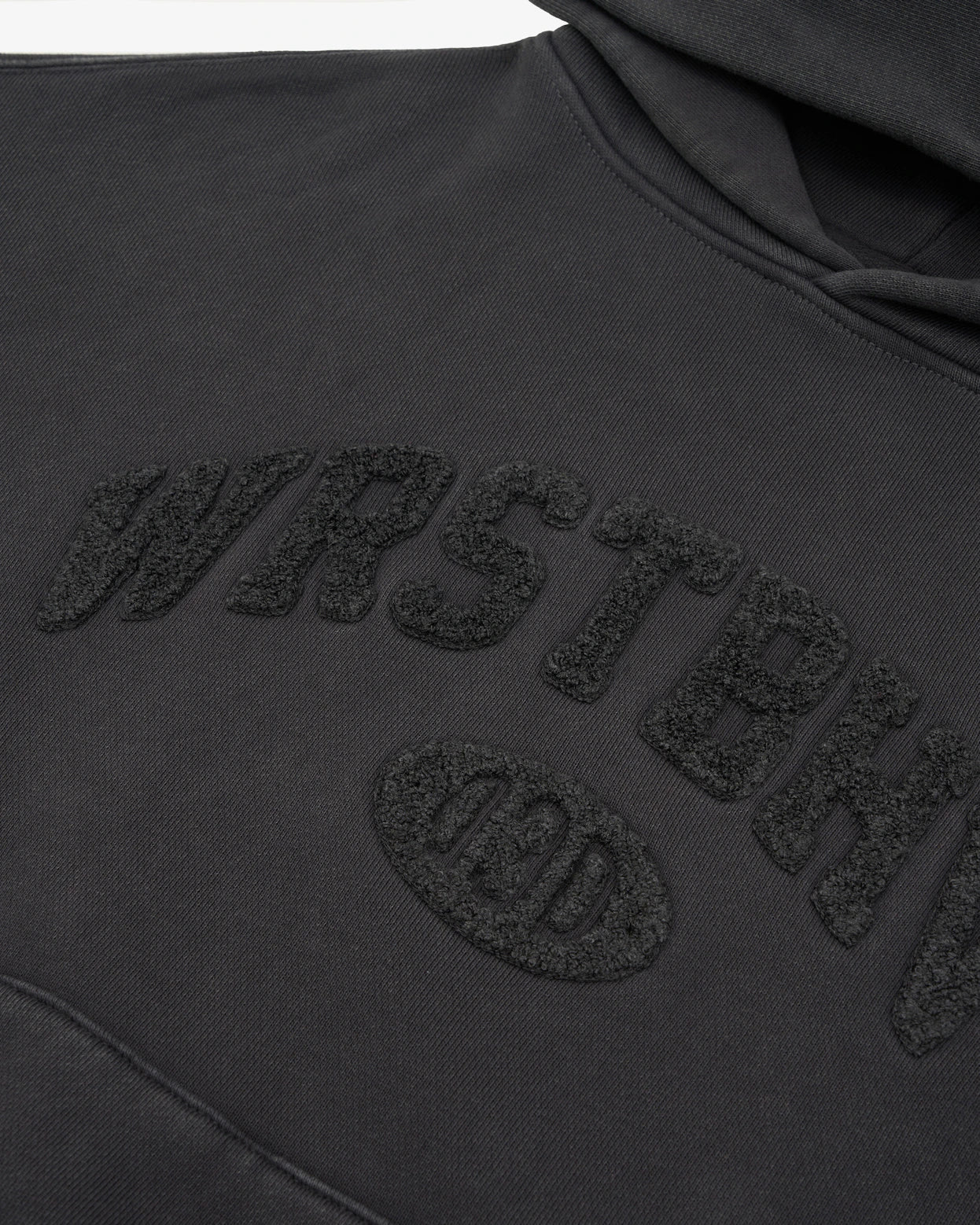 WRSTBHVR JESSE BLACK VINTAGE HOODIE