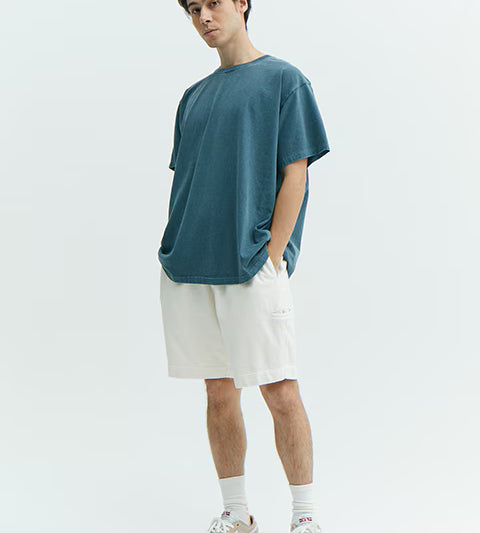 Short-Sleeve Crew Neck T-Shirt Bordeaux