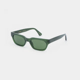 Akiniai A. KJAERBEDE BROR DARK GREEN TRANSPARENT
