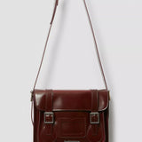 11 Inch Vegan Satchel Cherry Red