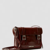 11 Inch Vegan Satchel Cherry Red