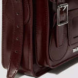 11 Inch Vegan Satchel Cherry Red