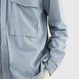 BOUND CANVAS LONGSLEEVE SHIRT BLUE