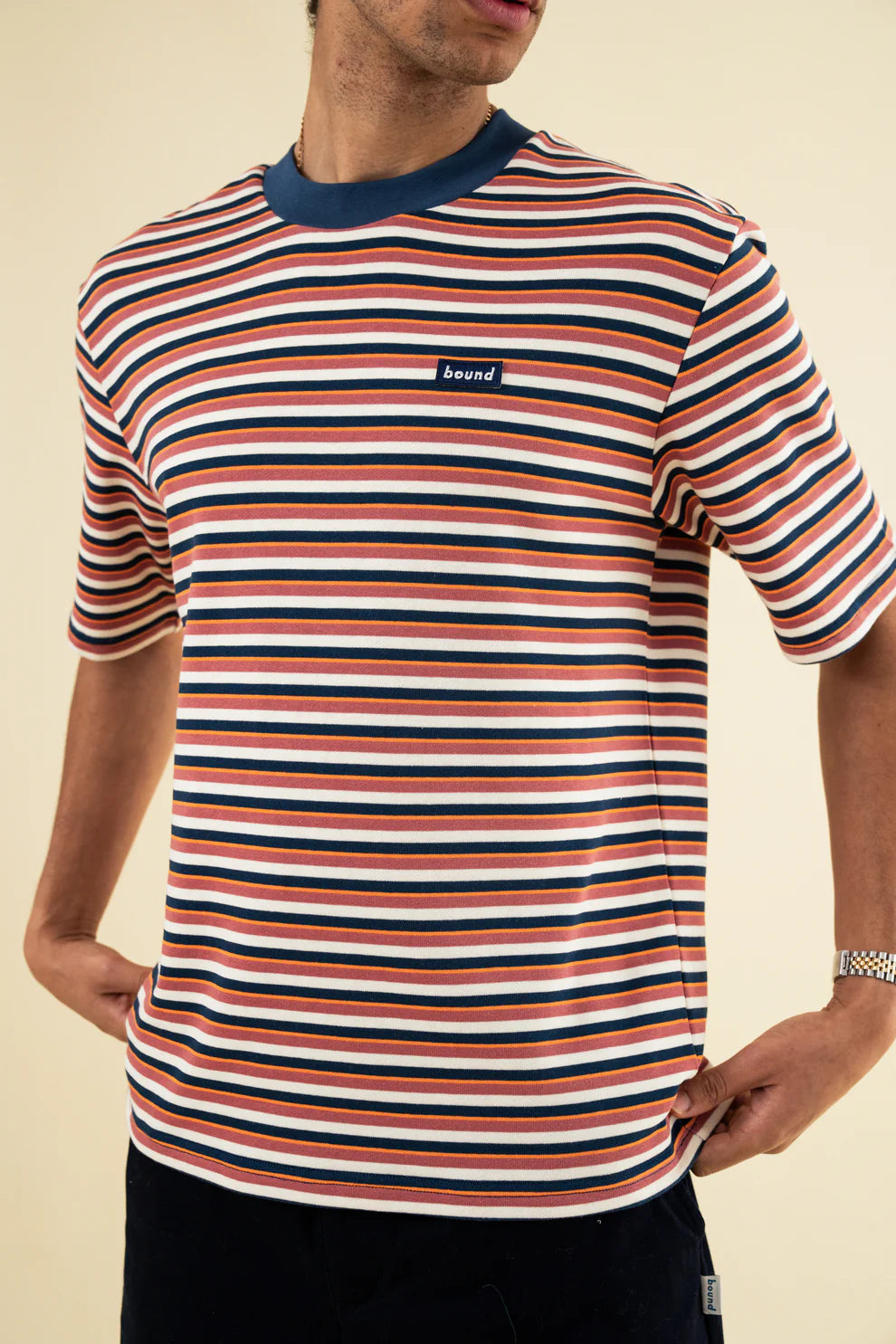 BOUND OXFORD HEAVY STRIPE TEE