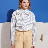Hydra Stripe Bow Shirt