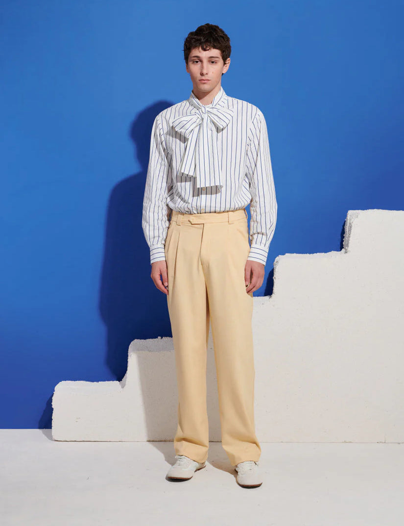 Hydra Stripe Bow Shirt
