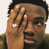 Broken Heart Ring (Sterling Silver)