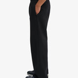 Organic Straight Leg Sweatpants Deep Black