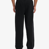 Organic Straight Leg Sweatpants Deep Black