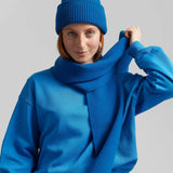 Merino Wool Scarf Scarlet Red