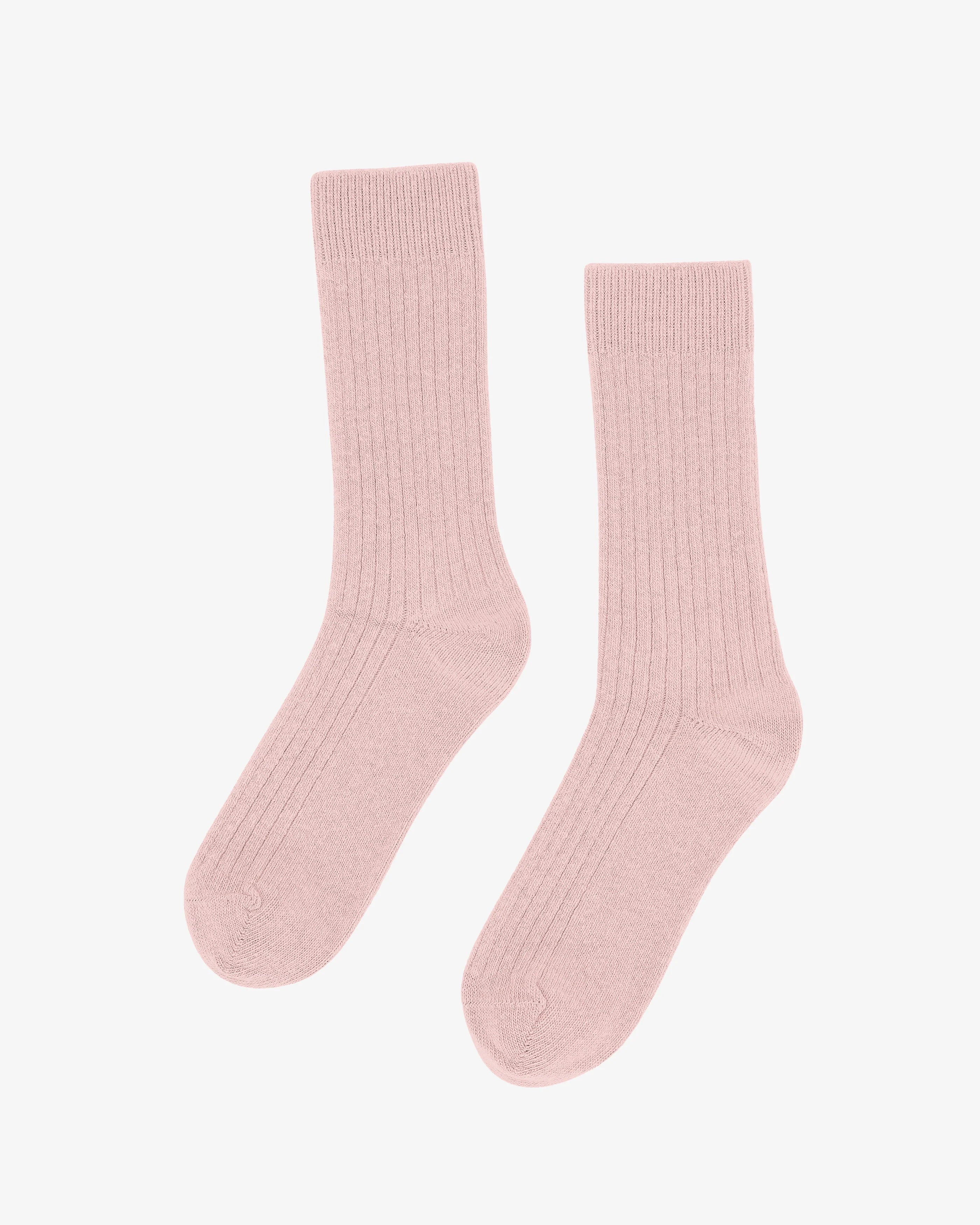 Merino Wool Blend Sock Faded Pink