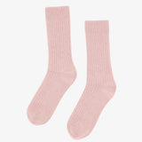 Merino Wool Blend Sock Faded Pink