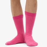 Merino Wool Blend Sock Bubblegum Pink