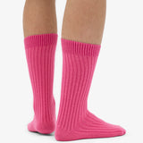 Merino Wool Blend Sock Bubblegum Pink