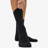 Merino Wool Blend Sock Deep Black