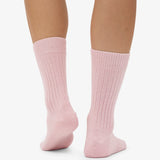 Merino Wool Blend Sock Faded Pink