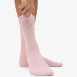 Merino Wool Blend Sock Faded Pink