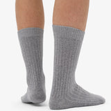 Merino Wool Blend Sock Heather Grey
